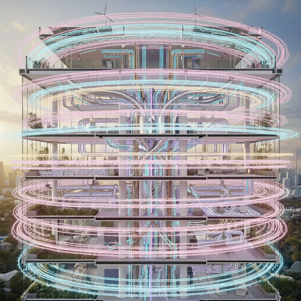Sanjivani MEPF and Vastu Energy Alignment Schematic